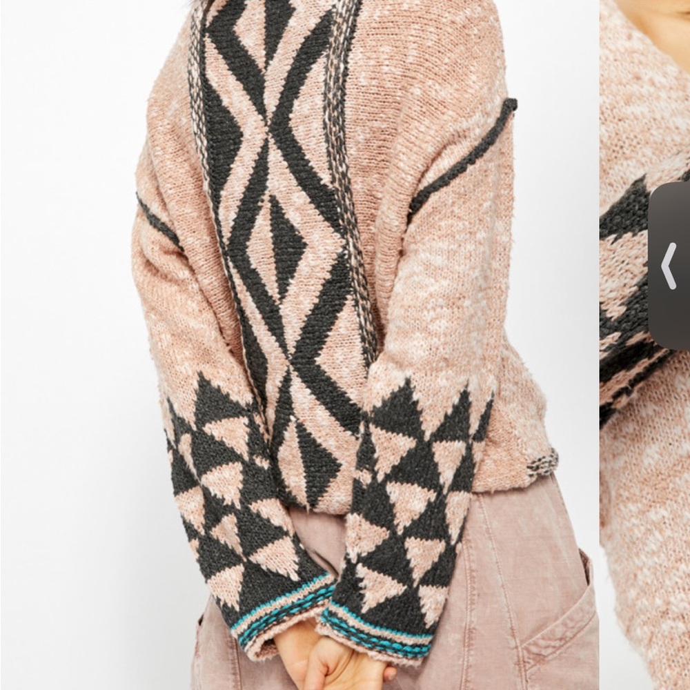 NWOT Free People Jackson Pullover sweater in size XS retail: $168 - Picture 3 of 6